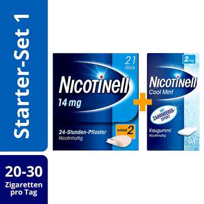Nicotinell Starter Set 1: 20-30 Zigaretten täglich