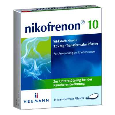 Nikofrenon 10 Heumann Transdermale Pflaster 14 stk von HEUMANN PHARMA GmbH & Co. Generi PZN 14448075