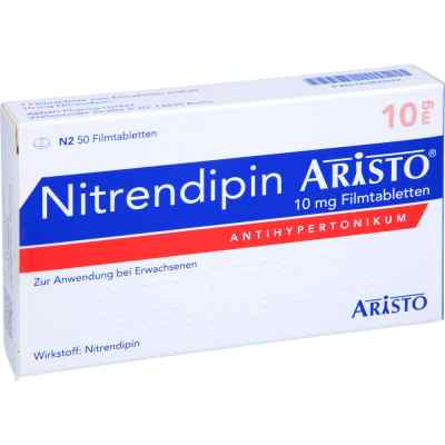 Nitrendipin Aristo 10mg 50 stk von Aristo Pharma GmbH PZN 00366942