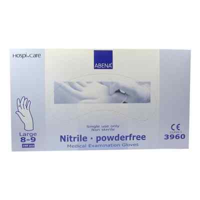 Nitril Handschuhe ungepudert large 100 stk von ABENA GmbH PZN 01693755