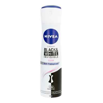 Nivea Deo Spray invisible black & white Clear 150 ml von Beiersdorf AG/GB Deutschland Ver PZN 11325343
