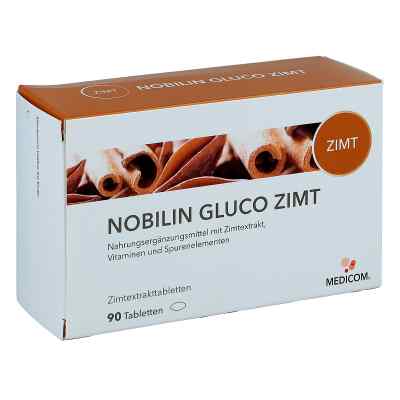Nobilin Gluco Zimt Tabletten 90 stk von C. Hedenkamp GmbH & Co. KG PZN 01981388