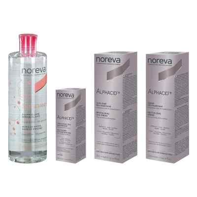 Noreva Sensidiane Miz.-reinigung & Alphacid+ Creme, Gel & Serum