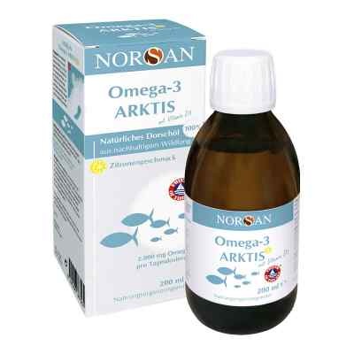 Norsan Omega-3 Arktis Fischöl Mit Vitamin D3 Flüssig 200 ml von NORSAN GmbH PZN 17297866