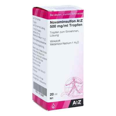 Novaminsulfon Abz 500 mg/ml Tropfen zum Einnehmen 20 ml von AbZ Pharma GmbH PZN 01123897