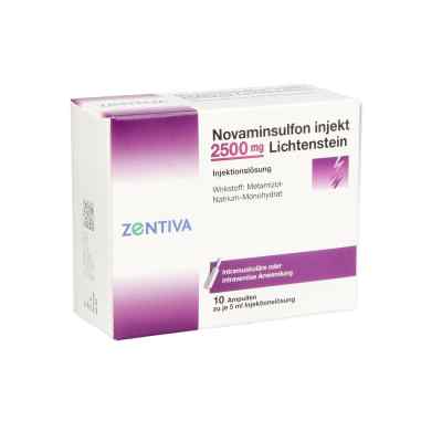 Novaminsulfon Injekt 2500 mg Injektionslösung 10X5 ml von Zentiva Pharma GmbH PZN 08871585