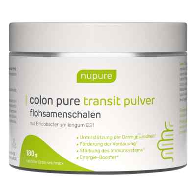 Nupure Colon Pure Transit Pulver Flohsamenschalen
