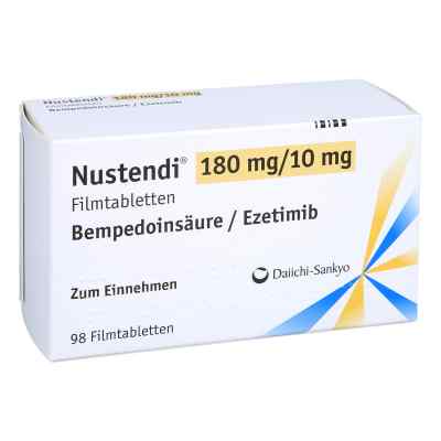 Nustendi 180 mg/10 mg Filmtabletten 98 stk von DAIICHI SANKYO DEUTSCHLAND GmbH PZN 16393355
