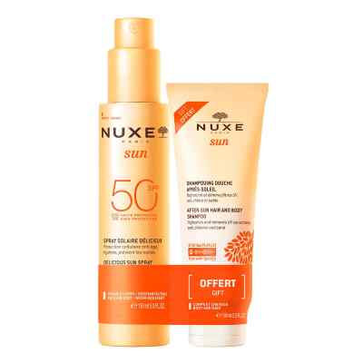 Nuxe Sun Set Sonnenspray LSF 50 Gratis Duschshamp.
