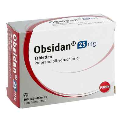 Obsidan 25 mg Tabletten 100 stk von PUREN Pharma GmbH & Co. KG PZN 04266924