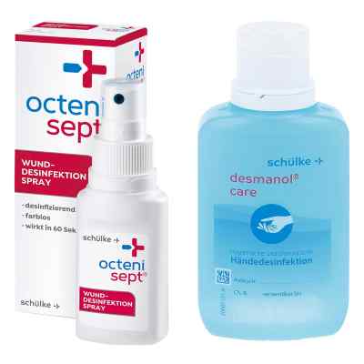 Octenisept Lösung 50ml + Desmanol care alkoholische Händedesinfe