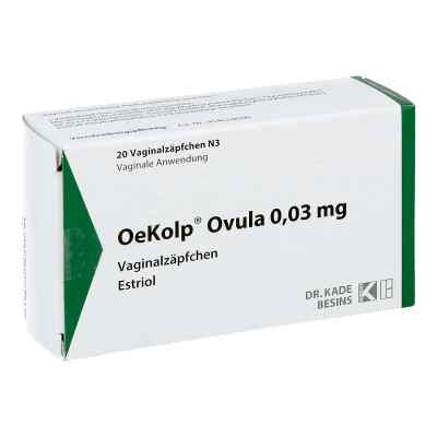 Oekolp Ovula 0,03 mg Vaginalsuppositorien 20 stk von Dr. KADE/BESINS Pharma GmbH PZN 10067092