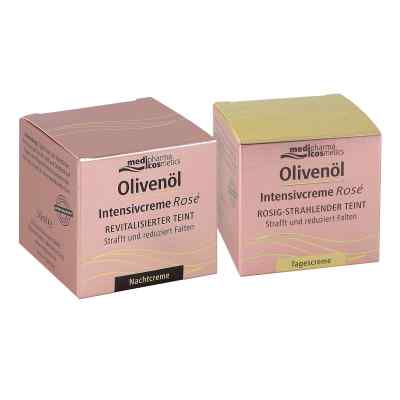 Olivenöl Intensivcreme Rose Tagescreme + Nachtcreme