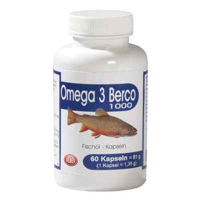 Omega 3 Berco 1000 mg Kapseln 60 stk von Berco-ARZNEIMITTEL PZN 03382551
