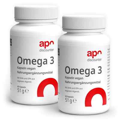 Omega 3 Kapseln vegan aus Algenöl von apodiscounter