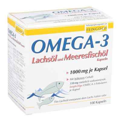 Omega 3 Lachsöl und Meeresfischöl Kapseln
