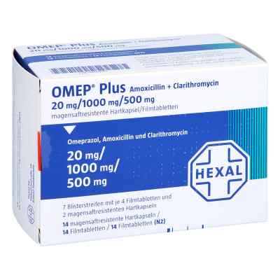 Omep Plus Amoxicillin+clarithromycin Kombipackung 1 Pck von Hexal AG PZN 06800173