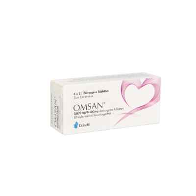 Omsan 0,02 mg/0,1 mg überzogene Tabletten 6X21 stk von Exeltis Germany GmbH PZN 16569191