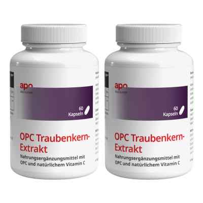 Opc Traubenkernextrakt Kapseln mit Vitamin C 2x60 stk von apo.com Group GmbH PZN 08102159