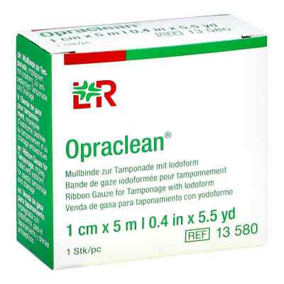 Opraclean Mullbinde zur, zum Tampon.m.Jodoform 1cmx5m
