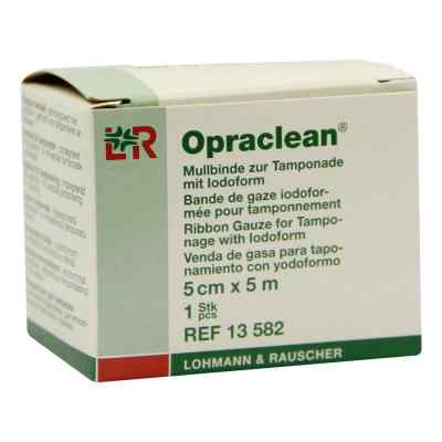 Opraclean Mullbinde zur, zum Tampon.m.Jodoform 5cmx5m