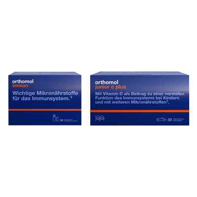 Orthomol Immun Trinkfl. + Orthomol junior C plus Mand./Orange