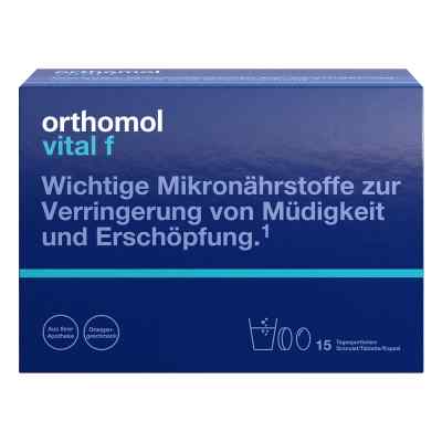 Orthomol Vital f Granulat/Tablette/Kapsel Orange 15er-Packung 1 stk von Orthomol pharmazeutische Vertrie PZN 01319637