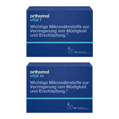Orthomol Vital m&f Trinkfläschchen Paket 2X30 stk von Orthomol pharmazeutische Vertrie PZN 08100248