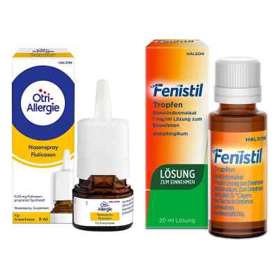 Otri-Allergie Nasenspray Fluticason + Fenistil Tropfen