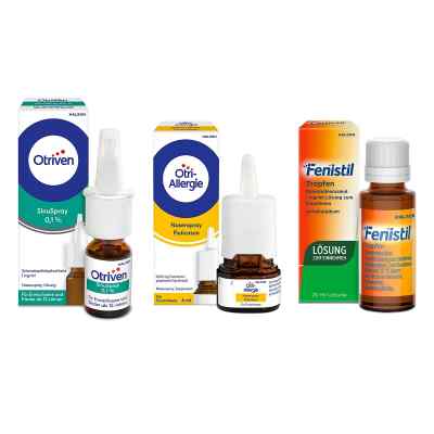 Otriven Sinuspray 10ml+Otri-Allergie 6ml+Fenistil Tropfen 20ml