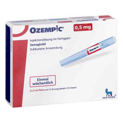 Ozempic® 0,5 Mg 3 stk von Novo Nordisk Pharma GmbH PZN 19810440