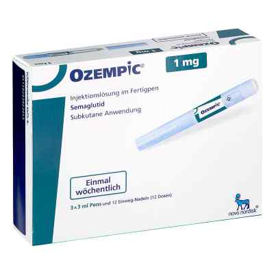 Ozempic 1 Mg Injektionslösung Im Fertigpen 3 stk von Novo Nordisk Pharma GmbH PZN 20382305