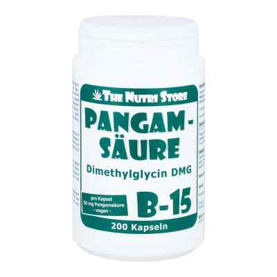 Pangamsäure B15 50 mg vegetarische Kapseln 200 stk von Hirundo Products PZN 05101697