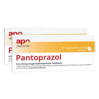 Pantoprazol 20 mg von apodiscounter 