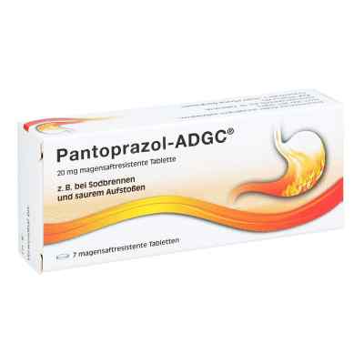 Pantoprazol ADGC 20mg 7 stk von Zentiva Pharma GmbH PZN 08998386