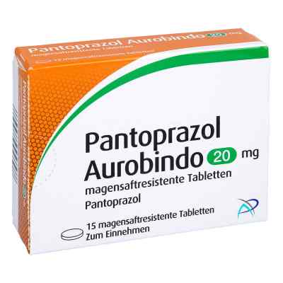 Pantoprazol Aurobindo 20mg 15 stk von PUREN Pharma GmbH & Co. KG PZN 11127175