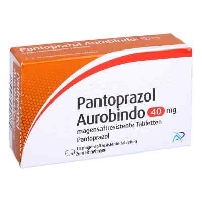 Pantoprazol Aurobindo 40mg 14 stk von PUREN Pharma GmbH & Co. KG PZN 11127229