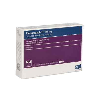 Pantoprazol-ct 40 mg magensaftresistente Tabletten 28 stk von AbZ Pharma GmbH PZN 01836261
