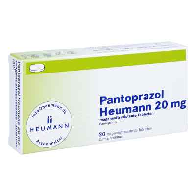 Pantoprazol Heumann 20mg 30 stk von HEUMANN PHARMA GmbH & Co. Generi PZN 05860233