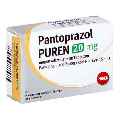 Pantoprazol Puren 20 mg magensaftresistent Tabletten 14 stk von PUREN Pharma GmbH & Co. KG PZN 11357076