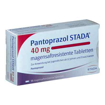Pantoprazol Stada 40 mg magensaftresistent Tabletten 56 stk von STADAPHARM GmbH PZN 01162265