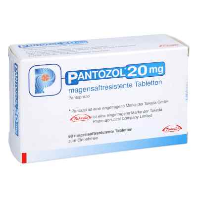 Pantozol 20 mg magensaftresistente Tabletten 98 stk von kohlpharma GmbH PZN 14254425