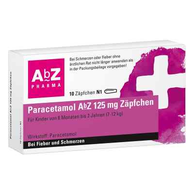 Paracetamol AbZ 125mg 10 stk von AbZ Pharma GmbH PZN 02058601