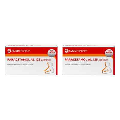 Paracetamol AL 125 Zäpfchen bei akuten Schmerzen und Fieber