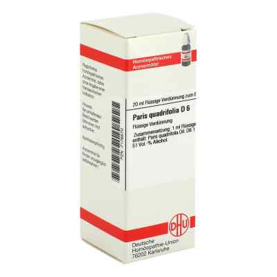 Paris Quadrifolia D6  Dilution 20 ml von DHU-Arzneimittel GmbH & Co. KG PZN 07176570