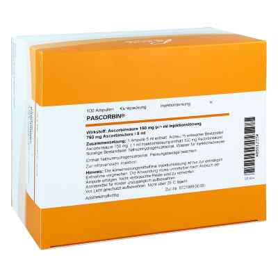 Pascorbin 750 mg Ascorbinsäure/5ml Injektionslösung