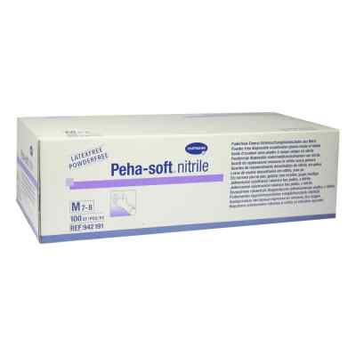 Peha Soft nitrile Unt.handsch.puderfr. unsteril M