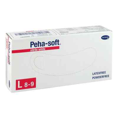 Peha Soft nitrile white Unt.hands. pud.fr. unsteril L 100 stk von PAUL HARTMANN AG PZN 09339042