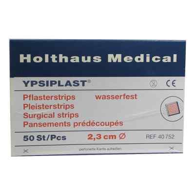 Pflasterstrips Ypsiplast wasserf.2,3cm rund 50 stk von Holthaus Medical GmbH & Co. KG PZN 03271283