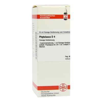 Phytolacca D4 Dilution 50 ml von DHU-Arzneimittel GmbH & Co. KG PZN 02803312